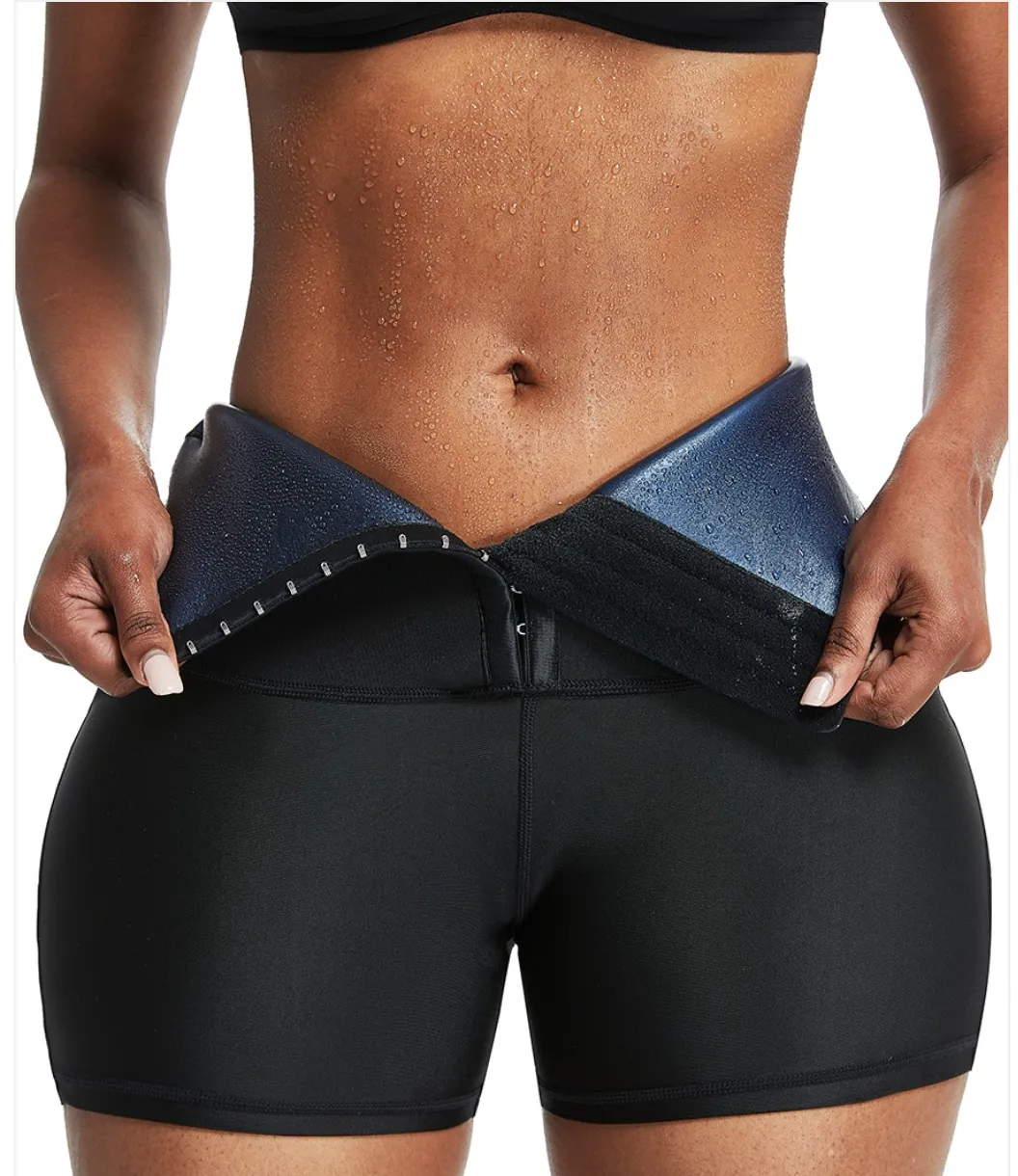 2 Set Neoprene Sweat Hook And Eye Closure Smooth Abdomen