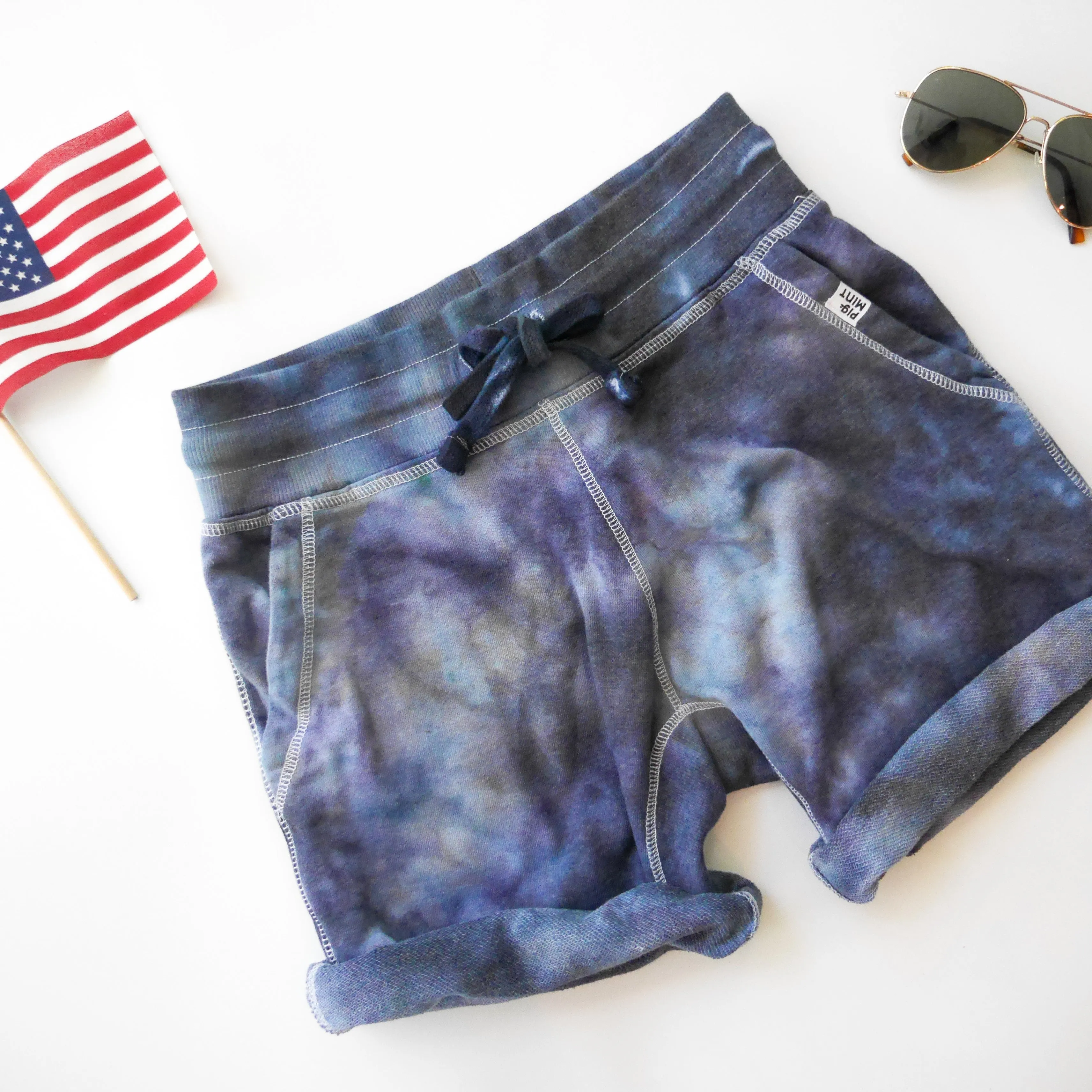 Adult Tie-Dye French Terry Lounge Shorts