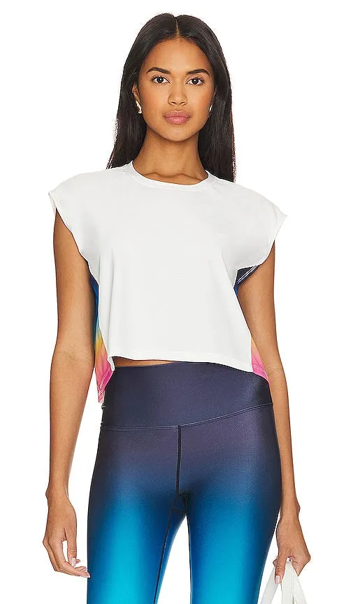 BEACH RIOT Gail Muscle Tank in White