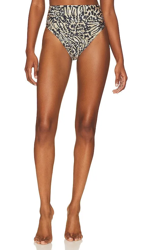 BEACH RIOT Highway Bikini Bottom in Brown