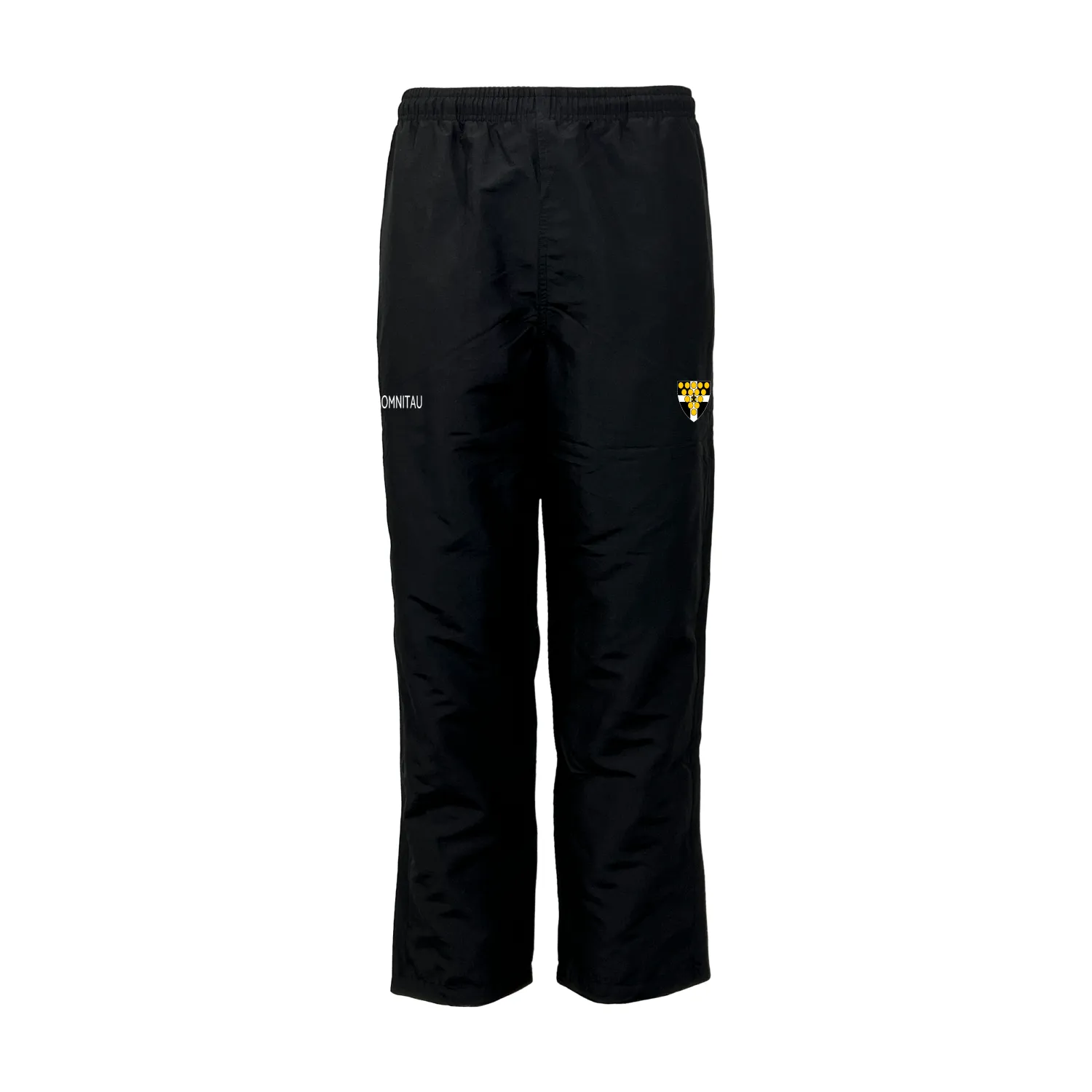 Carlyon House Team Sports Breathable Full Zip Stadium Trackpants - Black