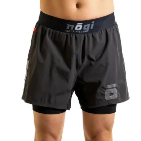 Ghost 5" Inseam Premium Lined Grappling Shorts - New Jersey Gray