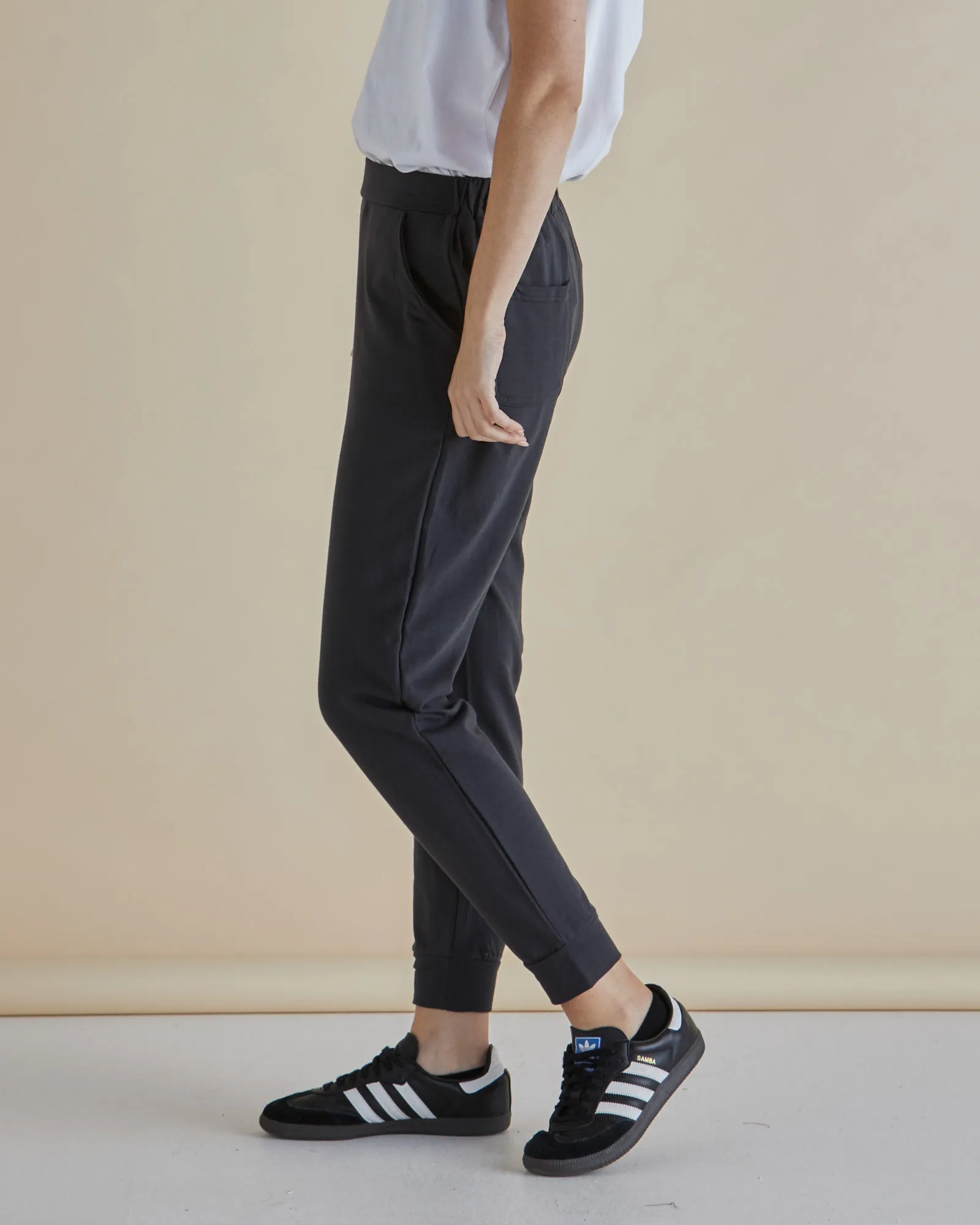 Lindsay Jogger Pants - Gunmetal