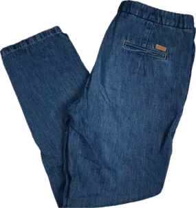 Massimo Dutti Track Style Pull on Jeans -Size 10