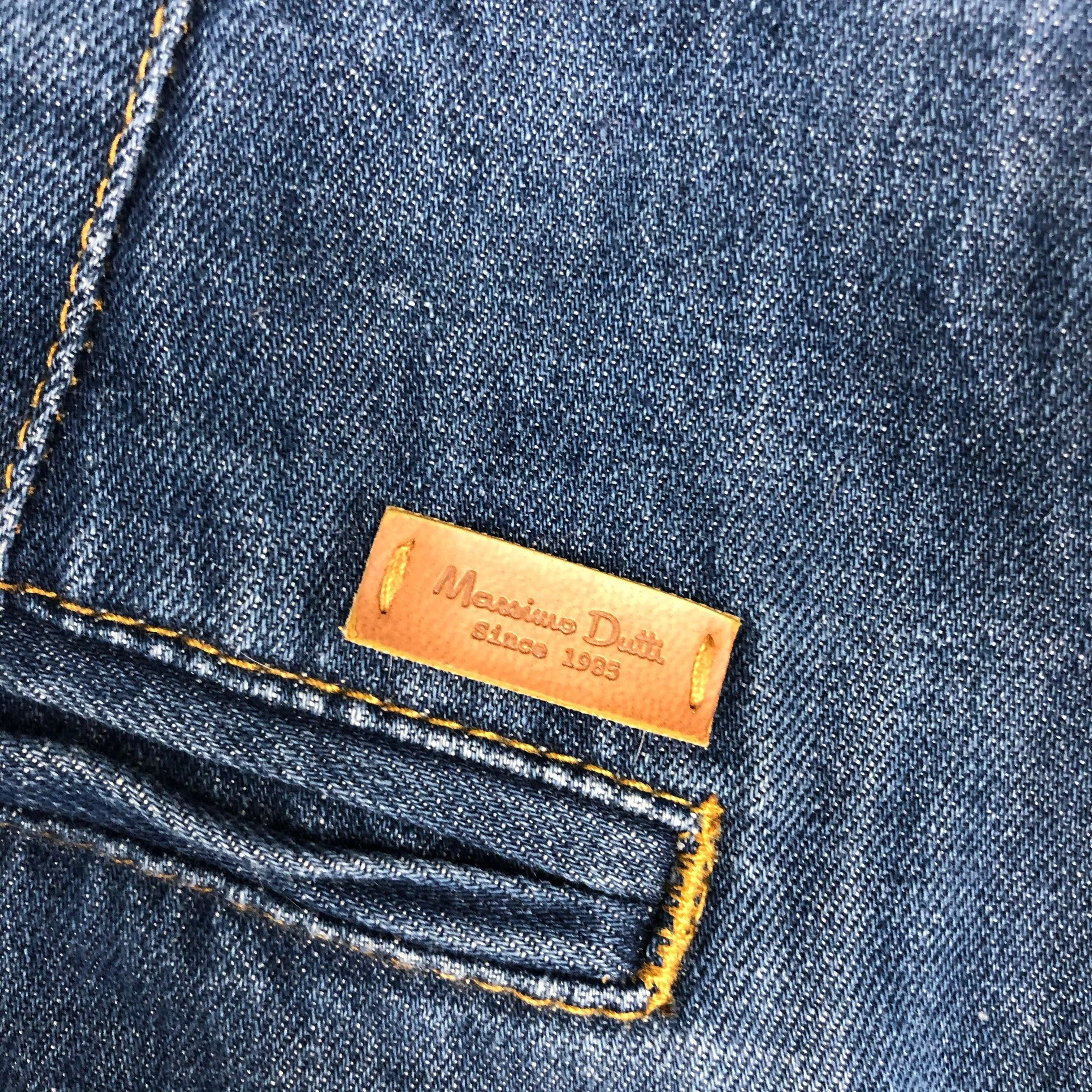 Massimo Dutti Track Style Pull on Jeans -Size 10
