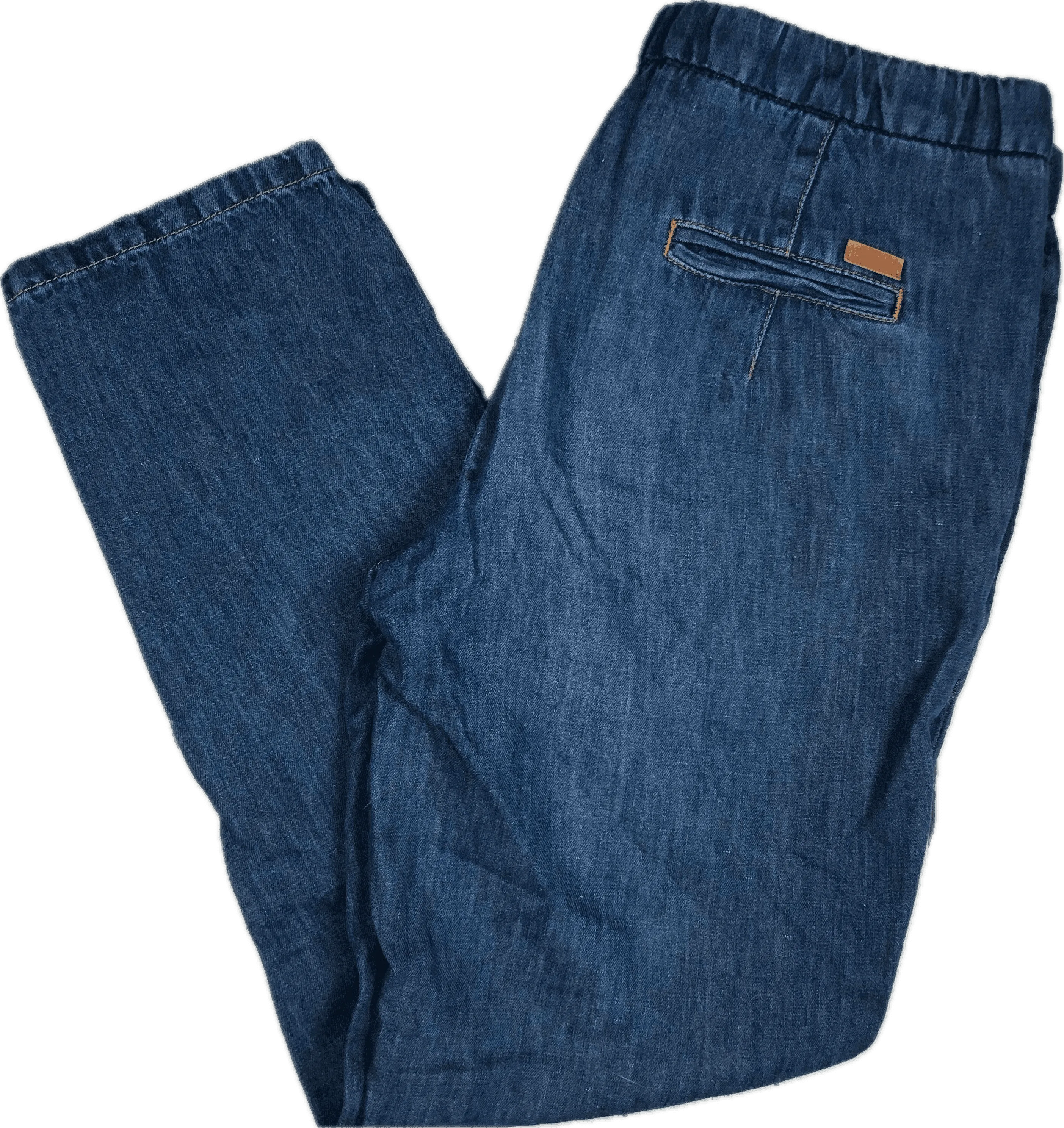 Massimo Dutti Track Style Pull on Jeans -Size 10