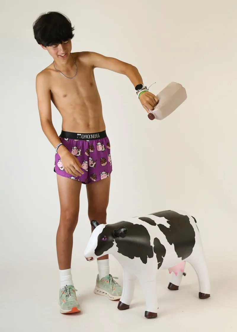 Men's Choccy Cows 2" Split Shorts