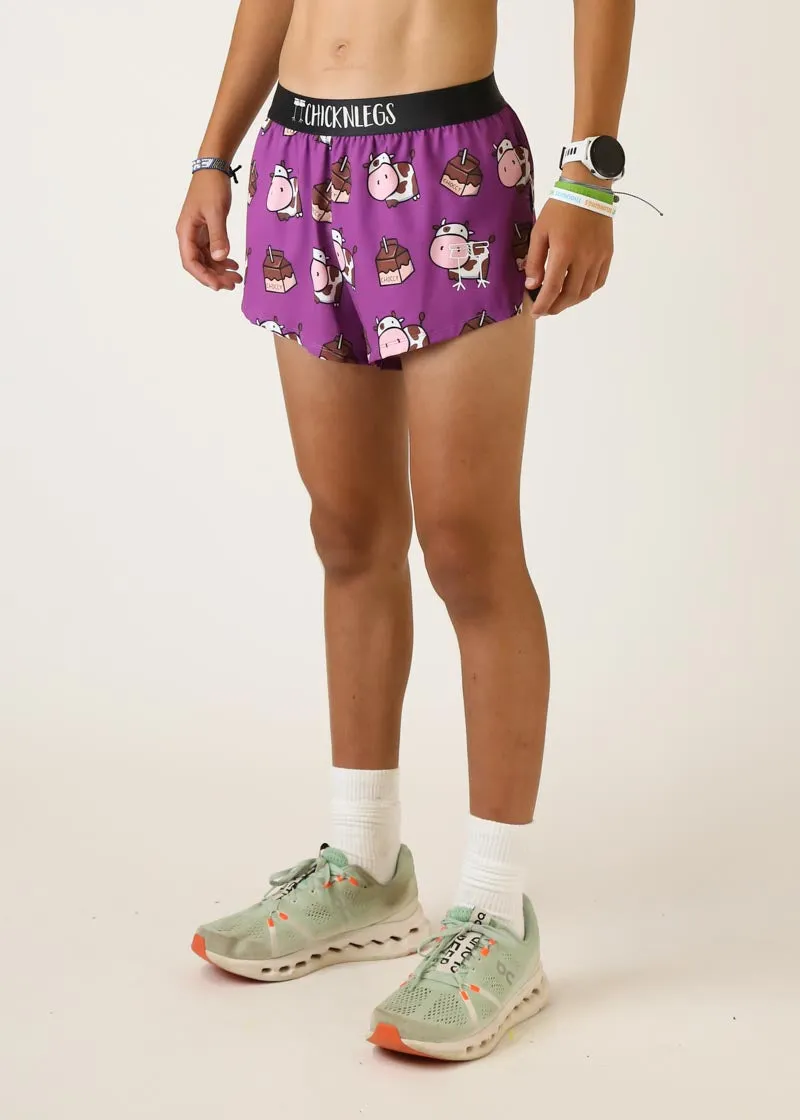 Men's Choccy Cows 2" Split Shorts