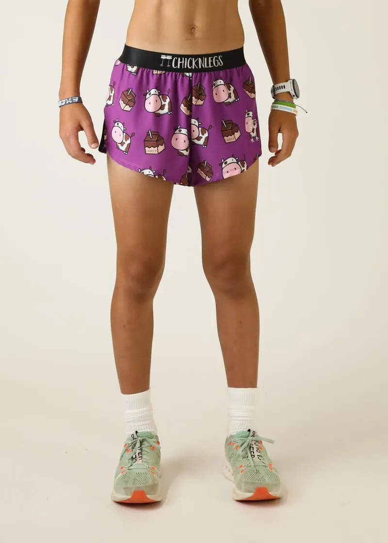 Men's Choccy Cows 2" Split Shorts