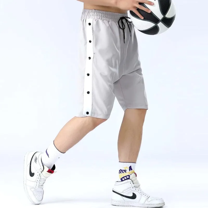 Men's Running Short Pants Fitness Sports Athletics Sweatpants Male Tennis Basketball Soccer Training Scanties Dry Fit Breathable