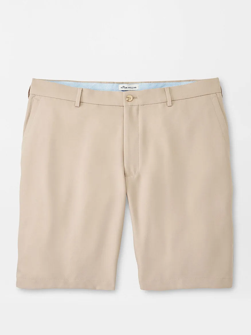 Peter Millar Salem Performance Short in Khaki