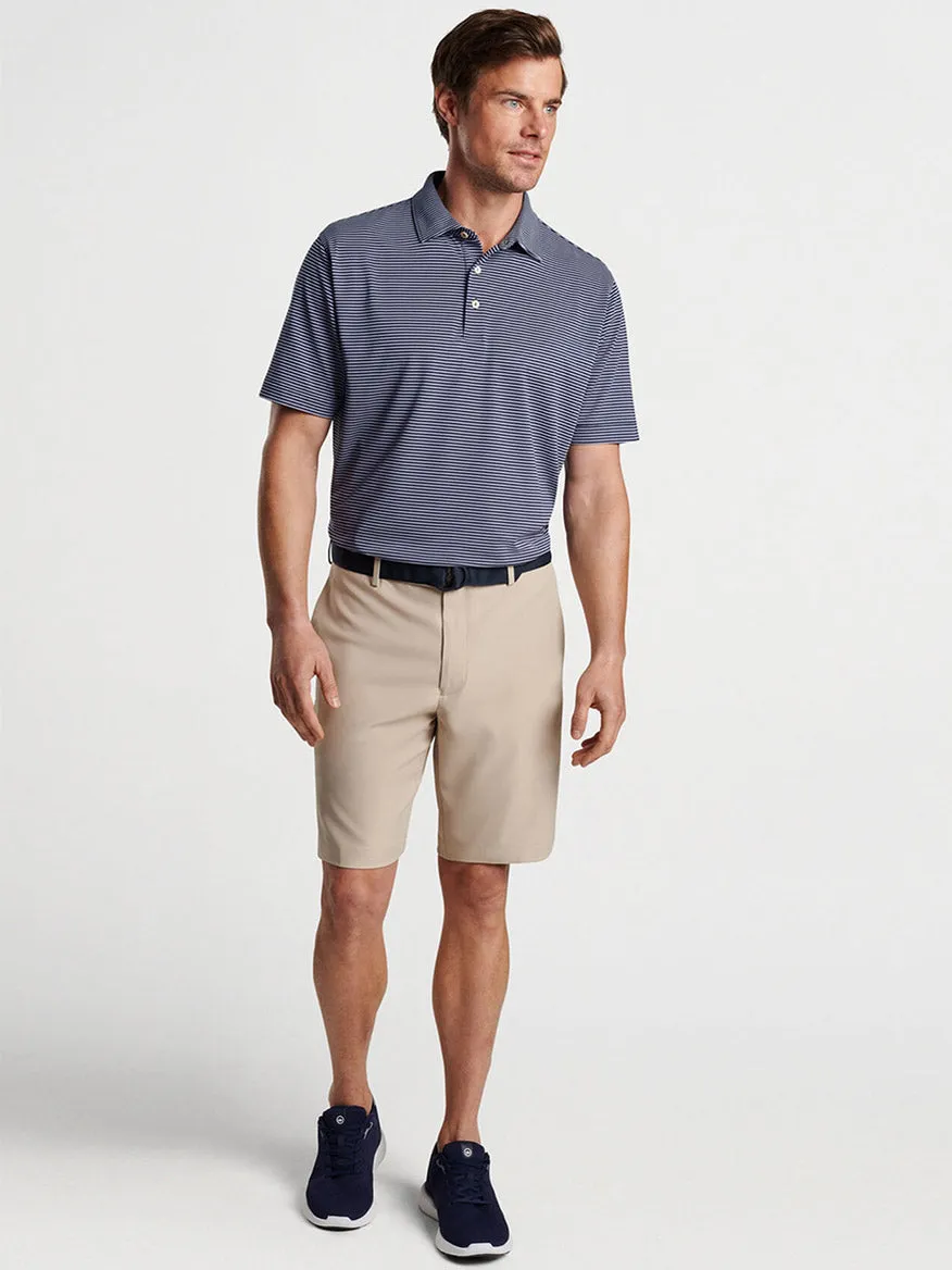 Peter Millar Salem Performance Short in Khaki