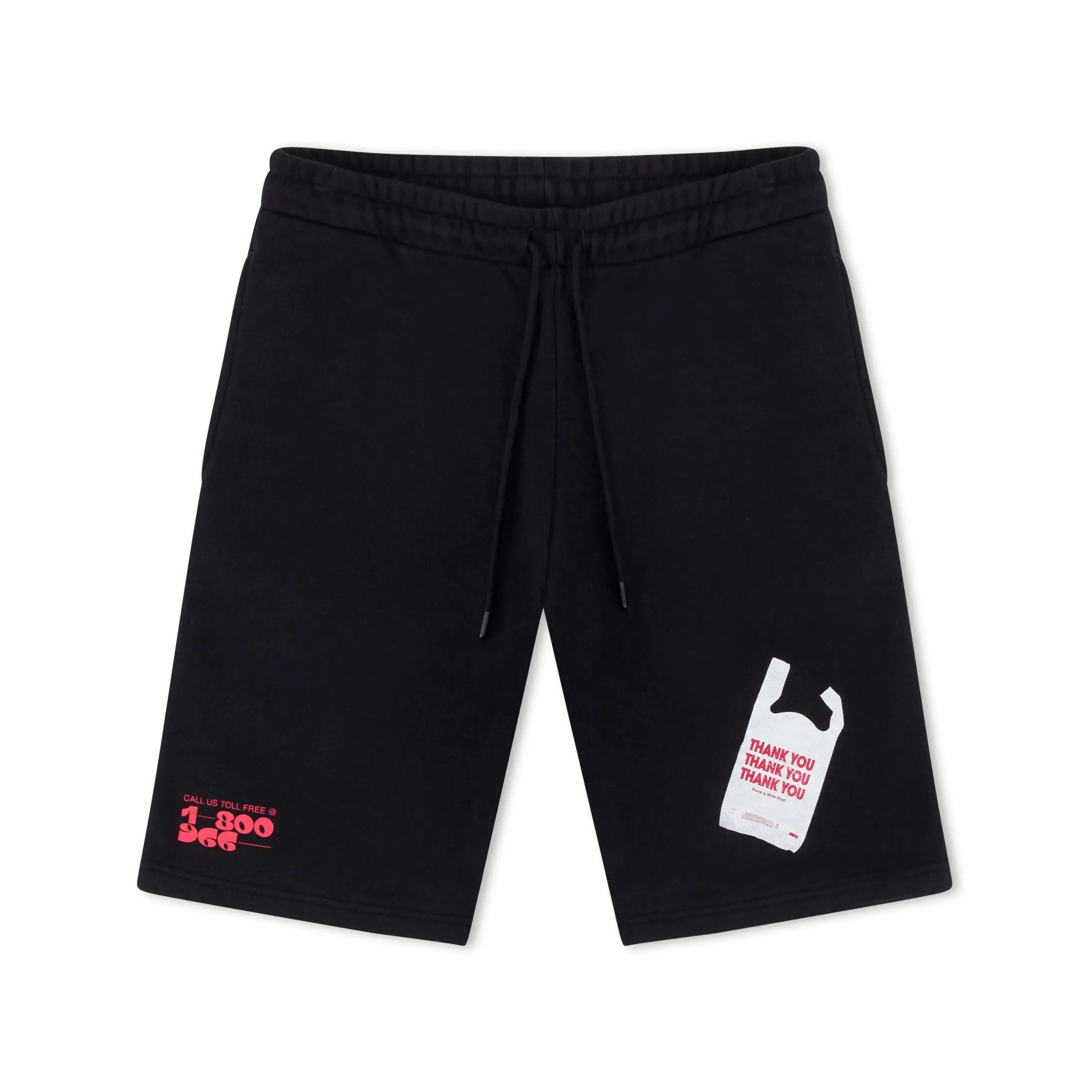 "BAD SHOPPING" Shorts - Black