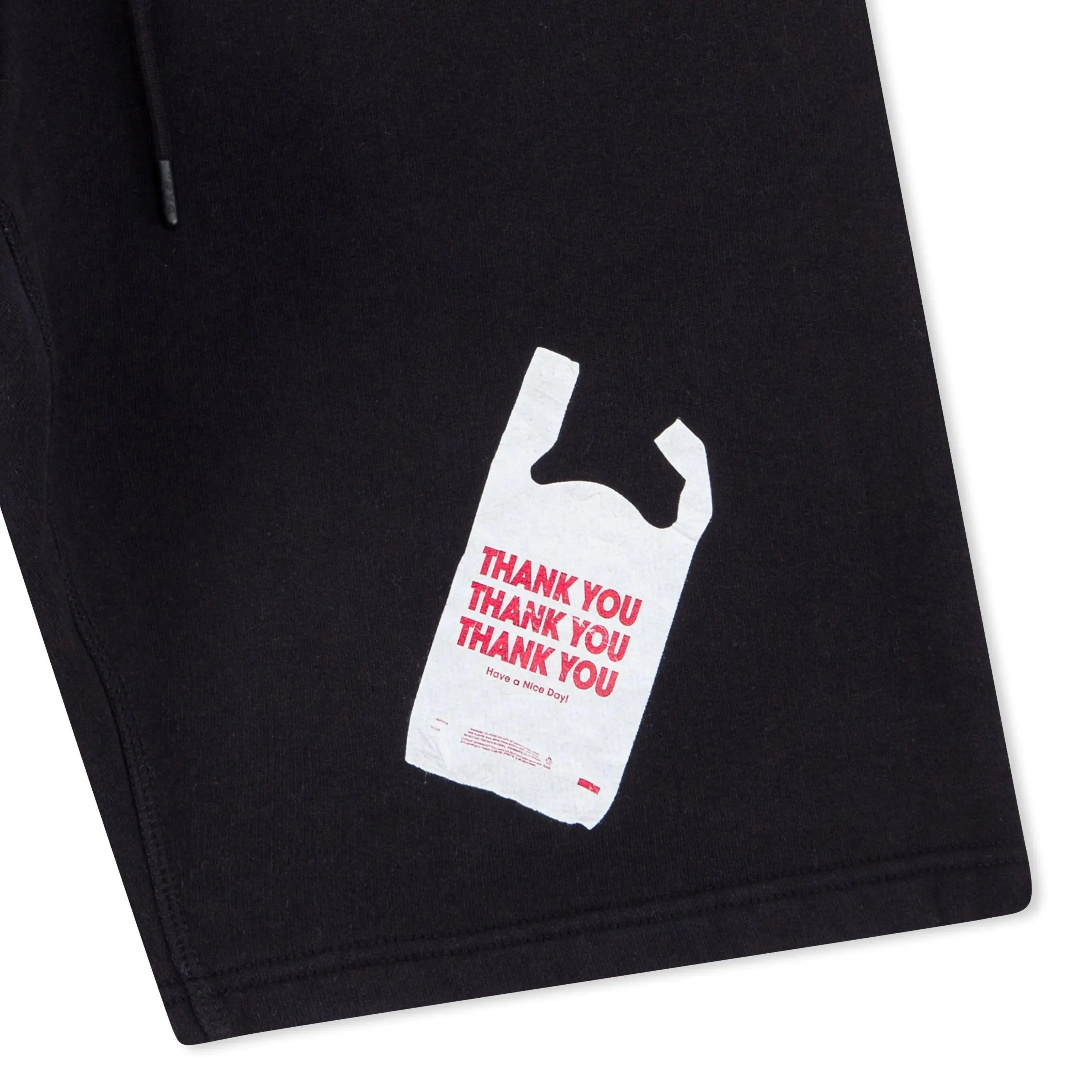 "BAD SHOPPING" Shorts - Black