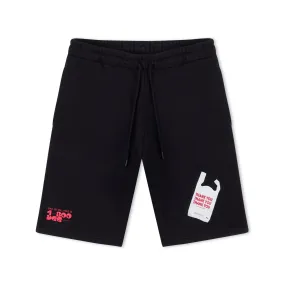 "BAD SHOPPING" Shorts - Black